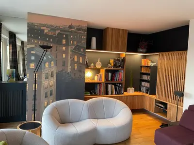 Coin salon dans l'établissement Nos Maisons Cosy - Paris