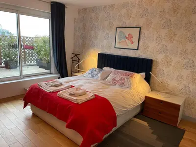 Un ou plusieurs lits dans un hébergement de l'établissement Nos Maisons Cosy - Paris