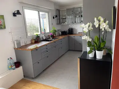 Cuisine ou kitchenette dans l'établissement Nos Maisons Cosy - Paris