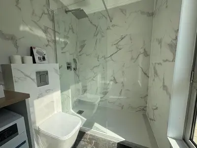 Salle de bains dans l'établissement Appartement neuf Palais des Congrès Porte Maillot 30
