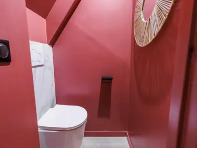 Salle de bains dans l'établissement Charming duplex - 2BR 6P - Saint Germain