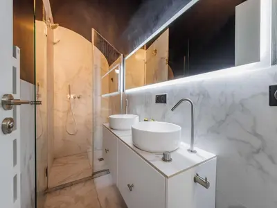Salle de bains dans l'établissement Charming duplex - 2BR 6P - Saint Germain