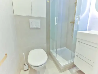 Salle de bains dans l'établissement Cozy apartment - 1BR 2P - Grenelle Eiffel Tour
