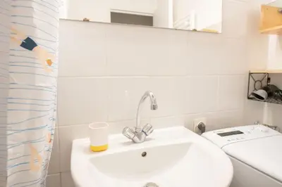 Salle de bains dans l'établissement Fantastic apartment in Paris