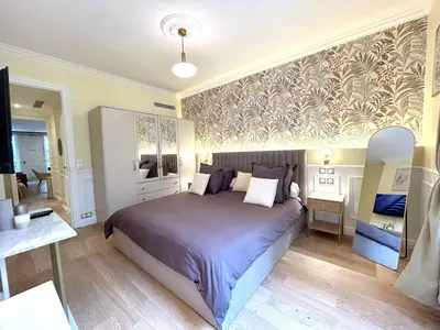 Un ou plusieurs lits dans un hébergement de l'établissement Apartment 4* - 52 sqm - Nation - 4p