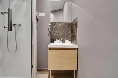 Salle de bains dans l'établissement Authentic Studio - 2P - Canal Saint-Martin