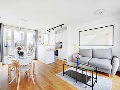 Cuisine ou kitchenette dans l'établissement Exceptional triplex with terrace - Montmartre