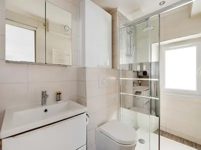 Salle de bains dans l'établissement Lovely studio for two persons - Sentier