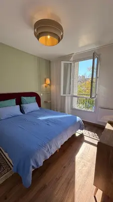 Un ou plusieurs lits dans un hébergement de l'établissement 3-pièces rénové, 6 pers, Paris proche