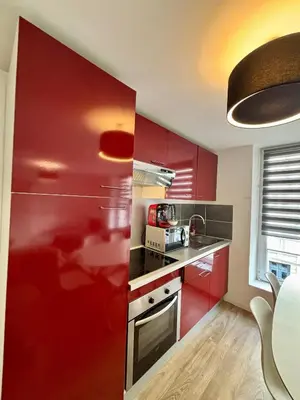 Cuisine ou kitchenette dans l'établissement Appartement Odéon Paris