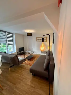 Coin salon dans l'établissement Appartement Odéon Paris