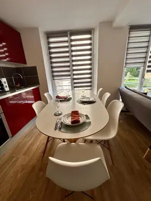 Cuisine ou kitchenette dans l'établissement Appartement Odéon Paris