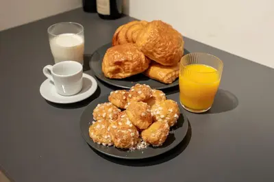 Nourriture dans l'appartement ou à proximité