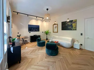 Coin salon dans l'établissement PARIS - Boulogne Résidence