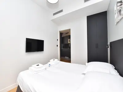 Un ou plusieurs lits dans un hébergement de l'établissement Chic apartment - 1BR 4P - near Opéra Garnier