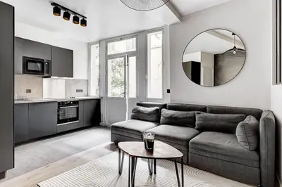 Cuisine ou kitchenette dans l'établissement Chill in le Marais