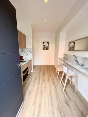 Cuisine ou kitchenette dans l'établissement Résidence 66 Grands Champs - Paris Nation