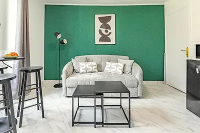 Coin salon dans l'établissement Appartement agréable Montmartre - Sacré-Cœur