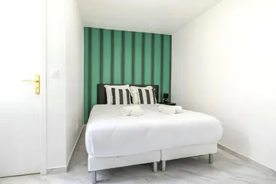 Un ou plusieurs lits dans un hébergement de l'établissement Appartement agréable Montmartre - Sacré-Cœur