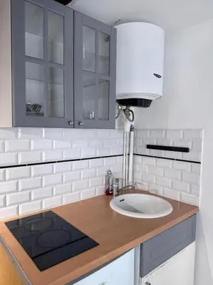 Cuisine ou kitchenette dans l'établissement Paris Marais Sunshine Studio
