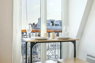 Plan de l'établissement Studio lumineux confortable Alesia Montparnasse