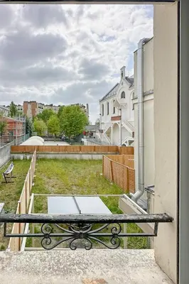 Balcon ou terrasse dans l'établissement Rest in Historical 1850's Monastery with View