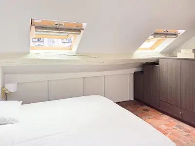 Un ou plusieurs lits dans un hébergement de l'établissement Penbed - Place Vendome - 1BR