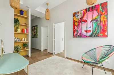Plan de l'établissement Superb flat - 3 bedrooms sleeps 10 - Charonne Nation