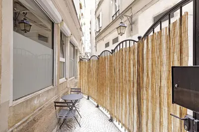 Balcon ou terrasse dans l'établissement Marais-Montorgueil - Cozy Apartment - 2BR-8P