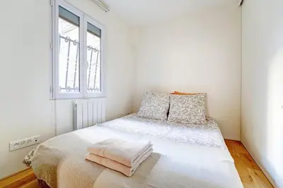 Un ou plusieurs lits dans un hébergement de l'établissement Appartement cosy - Eiffel Tower