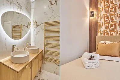 Salle de bains dans l'établissement Modern Apartment 2 bedrooms Center of Paris