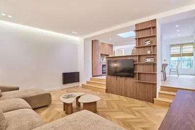 Cuisine ou kitchenette dans l'établissement Modern Apartment 2 bedrooms Center of Paris