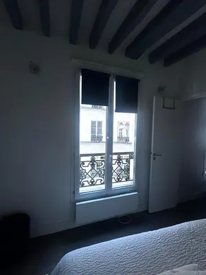 Un ou plusieurs lits dans un hébergement de l'établissement Élégant 2 pièces, Rue du Temple, Calme, 100m métro République