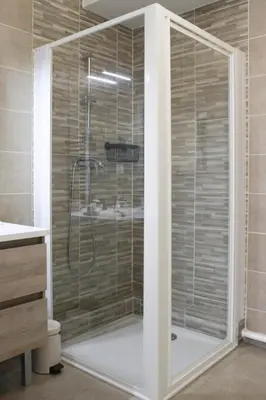 Salle de bains dans l'établissement Appartement lumineux à Asnières-sur-Seine