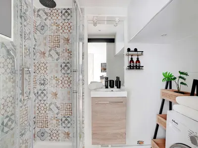 Salle de bains dans l'établissement Charming Studio 1BR-2P - Batignolles
