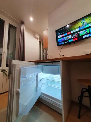 Télévision ou salle de divertissement dans l'établissement Studio moderne proche de Paris