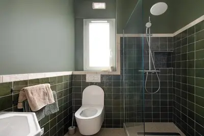 Salle de bains dans l'établissement Loft design with sauna and home cinema