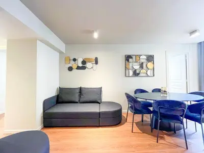 Coin salon dans l'établissement UrbanFlat 03 - 4 Bedroom Apartment in Center of Paris