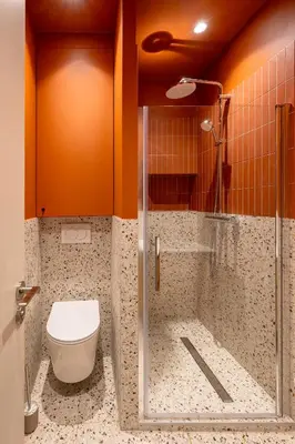 Salle de bains dans l'établissement Loft design and cosy, Montparnasse