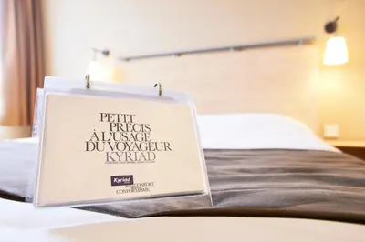 Un ou plusieurs lits dans un hébergement de l'établissement Kyriad Paris 12 - Nation