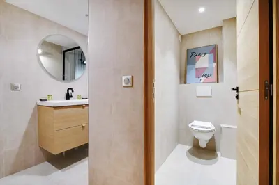 Salle de bains dans l'établissement Modern flat - 2 bedrooms 7 people - Montmartre