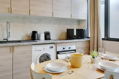 Cuisine ou kitchenette dans l'établissement Modern flat - 1 bedroom 4 people - Montmartre