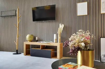 Télévision ou salle de divertissement dans l'établissement Modern flat - 1 bedroom 4 people - Montmartre
