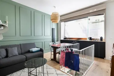 Coin salon dans l'établissement Studio in Montmartre