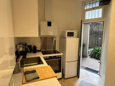 Cuisine ou kitchenette dans l'établissement Paris Heart of Porte de Versailles