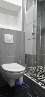 Salle de bains dans l'établissement Le calme ensoleillé