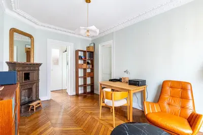 Coin salon dans l'établissement GuestReady - Spacious flat close to Bastille!