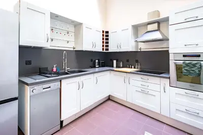 Cuisine ou kitchenette dans l'établissement 6 Guests Flat in heart of Paris - Pompidou
