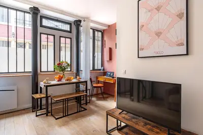 Plan de l'établissement Quiet and confortable flat with Sauna and Gym