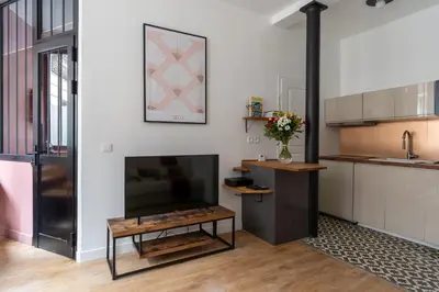 Plan de l'établissement Quiet and confortable flat with Sauna and Gym